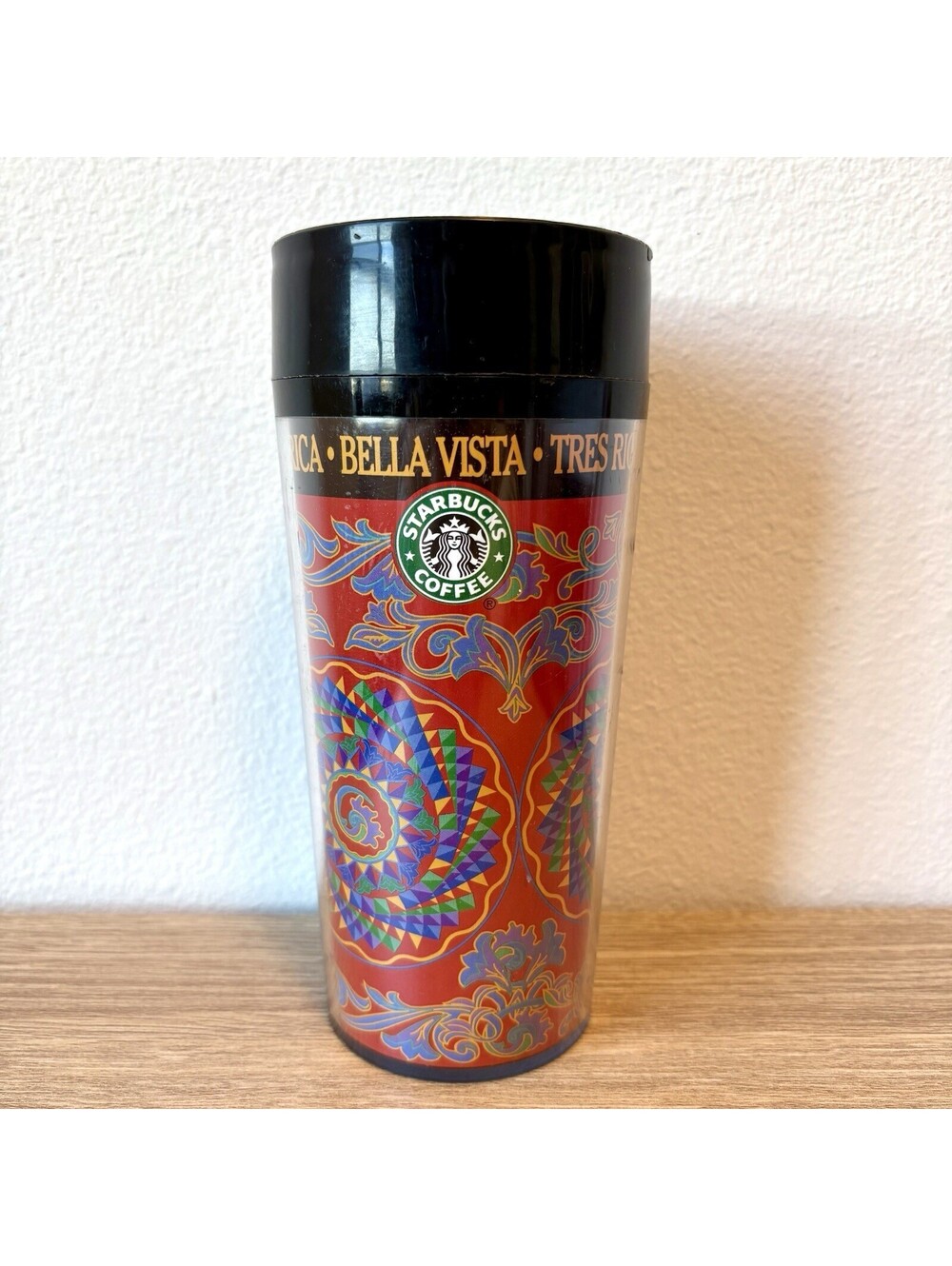 Vintage Starbucks Costa Rica Coffee 16oz ThermoServ Tumbler BellaVista Tres Ríos